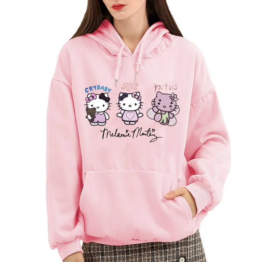 Pink Hello Kitty hoodies